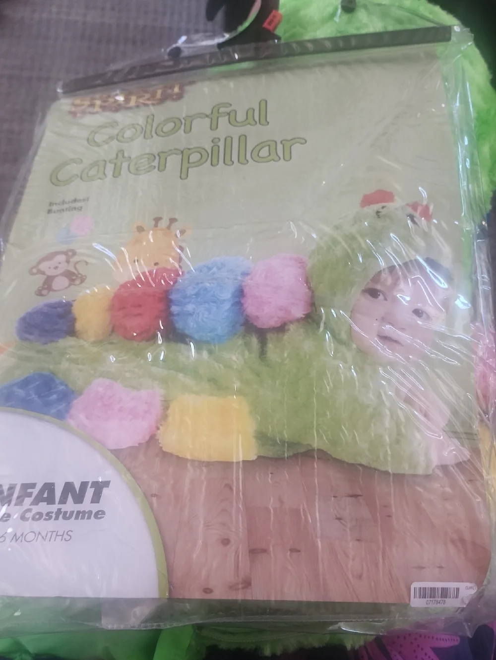 Spirit, Colorful Caterpillar Costume Baby Halloween Fancy 0-6 Months New!